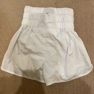 White Free People Way Home shorts